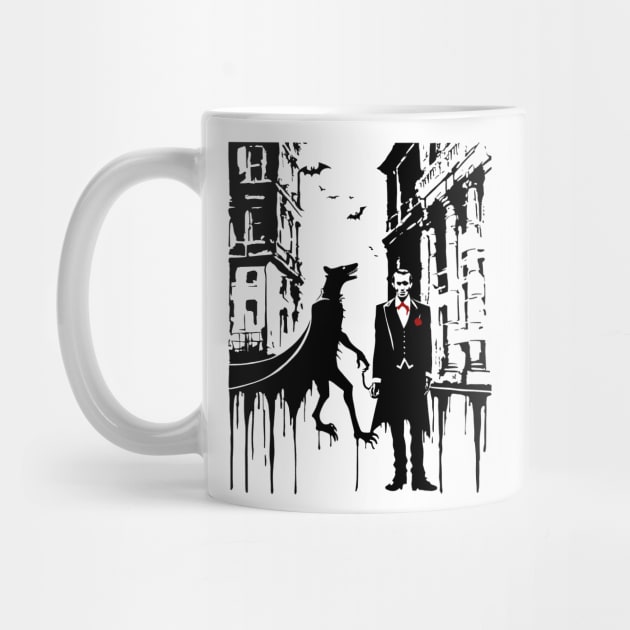 Dracula with Demon Dog by SunGraphicsLab